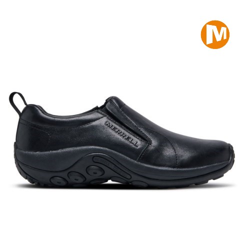 Merrell Jungle Moc Leather 2 Slip-On Schuhe Herren Schwarz [DE-MCNZH]